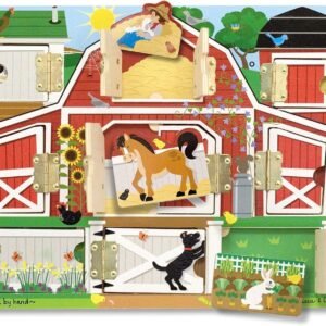 Melissa & Doug Magnetic Farm Hide & Seek Board