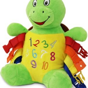 Buckle Toys - Interactive Learning Toy for Children and Travel - Bucky Turtle