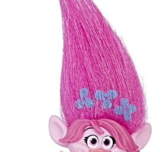 DreamWorks Trolls Poppy Hair Collectible Figure with Printed Hair