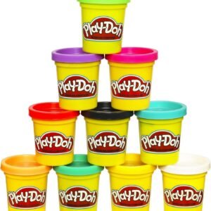 Play-Doh Modeling Compound 10 Pack Case of Colors, Non-Toxic, Assorted Colors, 2 Oz Cans, Ages 2 & Up, (Amazon Exclusive), Multicolor