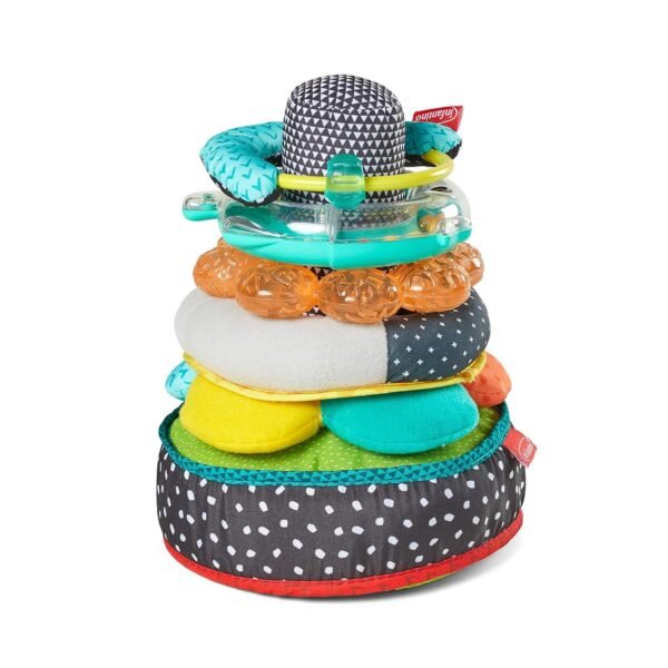 Infantino Infantino Textures & Sounds Activity Stacker, Multi