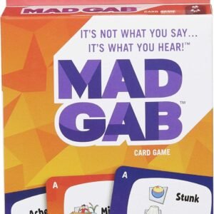 MAD GAB Card Game of Verbal Puzzle Phrases, Gift for Players Ages 12 Years & Older