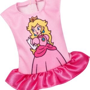 Barbie Super Mario Pink Princess Peach Top Fashion