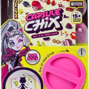 Capsule Chix Ram Rock Collection, 4.5 inch Doll with Capsule Machine Unboxing and Mix and Match Fashions and Accessories