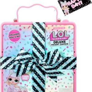 L.O.L. Surprise! Deluxe Present Surprise with Miss Partay Doll and Pet