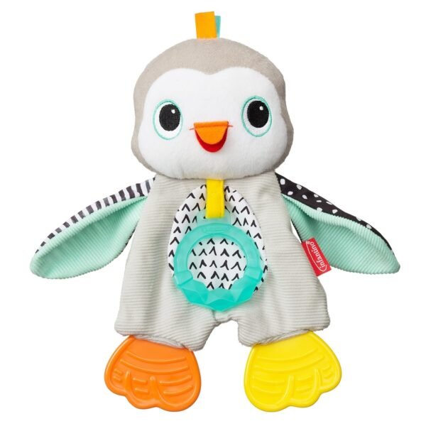 Infantino Cuddly Teether, Penguin