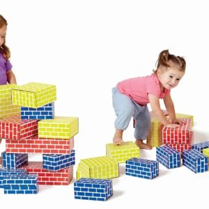 Edushape 709052 Corrugated Blocks (52 Piece)