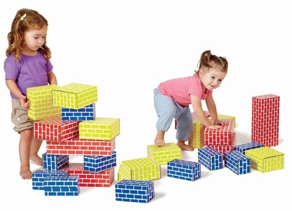 Edushape 709084 Corrugated Blocks (Set of 84)