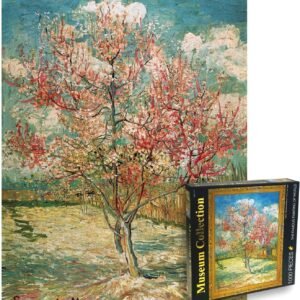 1000 Pcs Jigsaw Puzzle,The Famous Painting of World?Peach Trees in Blossom?