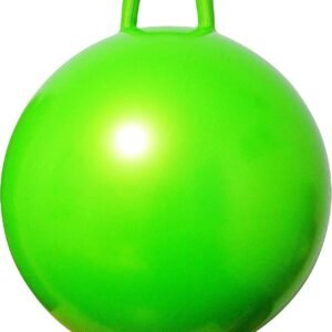AppleRound Space Hopper Ball with Air Pump: 18in/45cm Diameter for Ages 3-6, Hop Ball, Kangaroo Bouncer, Hoppity Hop, Jumping Ball, Sit and Bounce