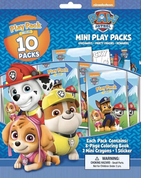 Bendon Paw Patrol 10 Mini Play Packs