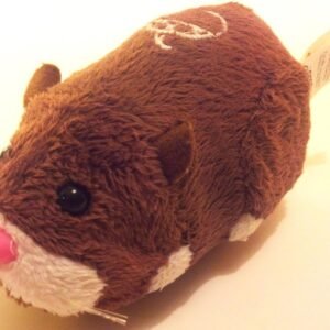 Zhu Zhu Pets Scoodles Dark Brown & White Hamster Kids TOY