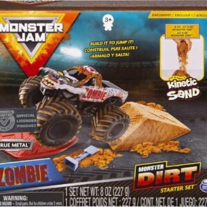 Monster Jam, Zombie Monster Dirt Starter Set, Featuring 8oz of Monster Dirt and Official 1:64 Scale Die-Cast Monster Jam Truck