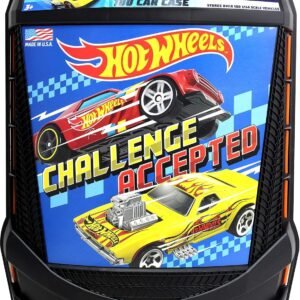 Hot Wheels 100-Car, Rolling Storage Case with Retractable Handle