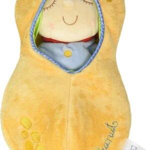 Manhattan Toy Snuggle Pod Lil' Peanut First Baby Doll with Cozy Sleep Sack for Ages 6 Months and Up