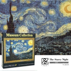 1000 Piece Jigsaw Puzzle, The Starry Night,Author-Van Gogh