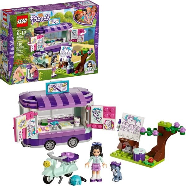LEGO Friends Emma?s Art Stand 41332 Building Set (210 Pieces)