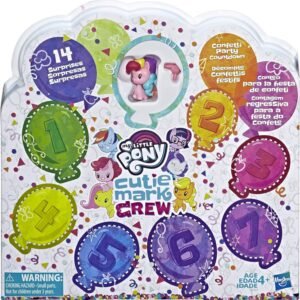 My Little Pony Toy Cutie Mark Crew Confetti Party Countdown Collectible 8 Pack with 14 Surprises