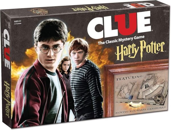 USAOPOLY Clue Harry Potter Board Game | Travel Through Hogwarts Castle to Solve the Mystery | Official Harry Potter Licensed Merchandise | Harry Potter Themed Board Game | Gift for Harry Potter Fans