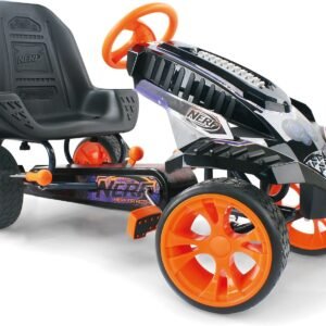 Hauck Nerf Battle Racer Pedal Go Kart, Orange/Grey/Black