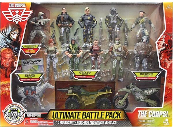 The Corps Special Forces Action Figures & Vehicle Deluxe Playset (Packaging & Colors May Vary)