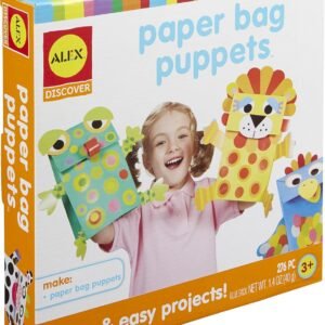 Alex Discover Paper Bag Puppets Kids Art and Craft Activity