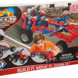 ZOOB RacerZ Car Designer Kit Moving Building Modeling System, 88 Piece Kids Construction Set