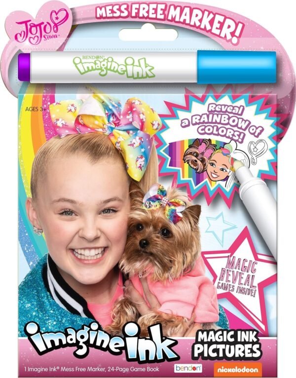 Bendon 45467 JoJo Siwa Imagine Ink Magic Ink Pictures,Multicolor